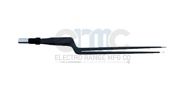 Non-Stick Bayonet Bipolar Forceps : Flat Plug Fitting