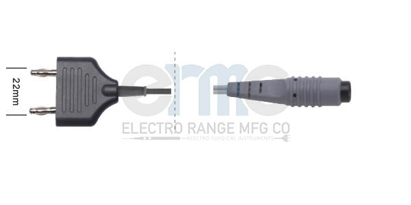Ellman Bipolar Cable Flat Plug Classic