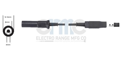 ERBE Bipolar Cable Flat Plug Fitting