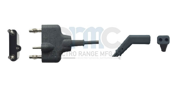 Conmed Bipolar Cable Two Pin Fitting Angled