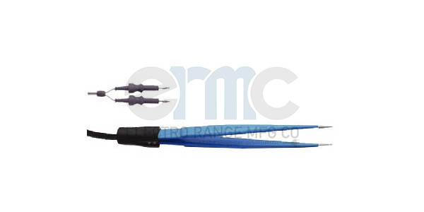Non-Stick and Regular Single Use Straight Bipolar Forceps : Attached Wire